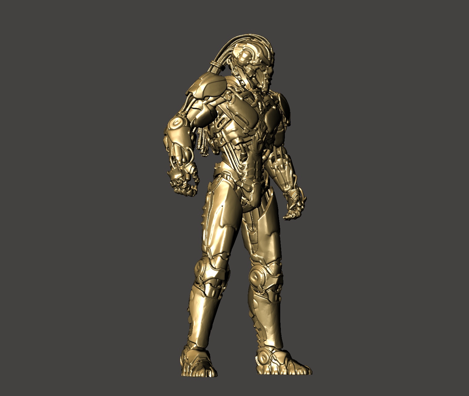 CYRAX - MORTAL KORMBAT 11 CYBORG MK11 HI-POLY STL 3D PRINT MODEL