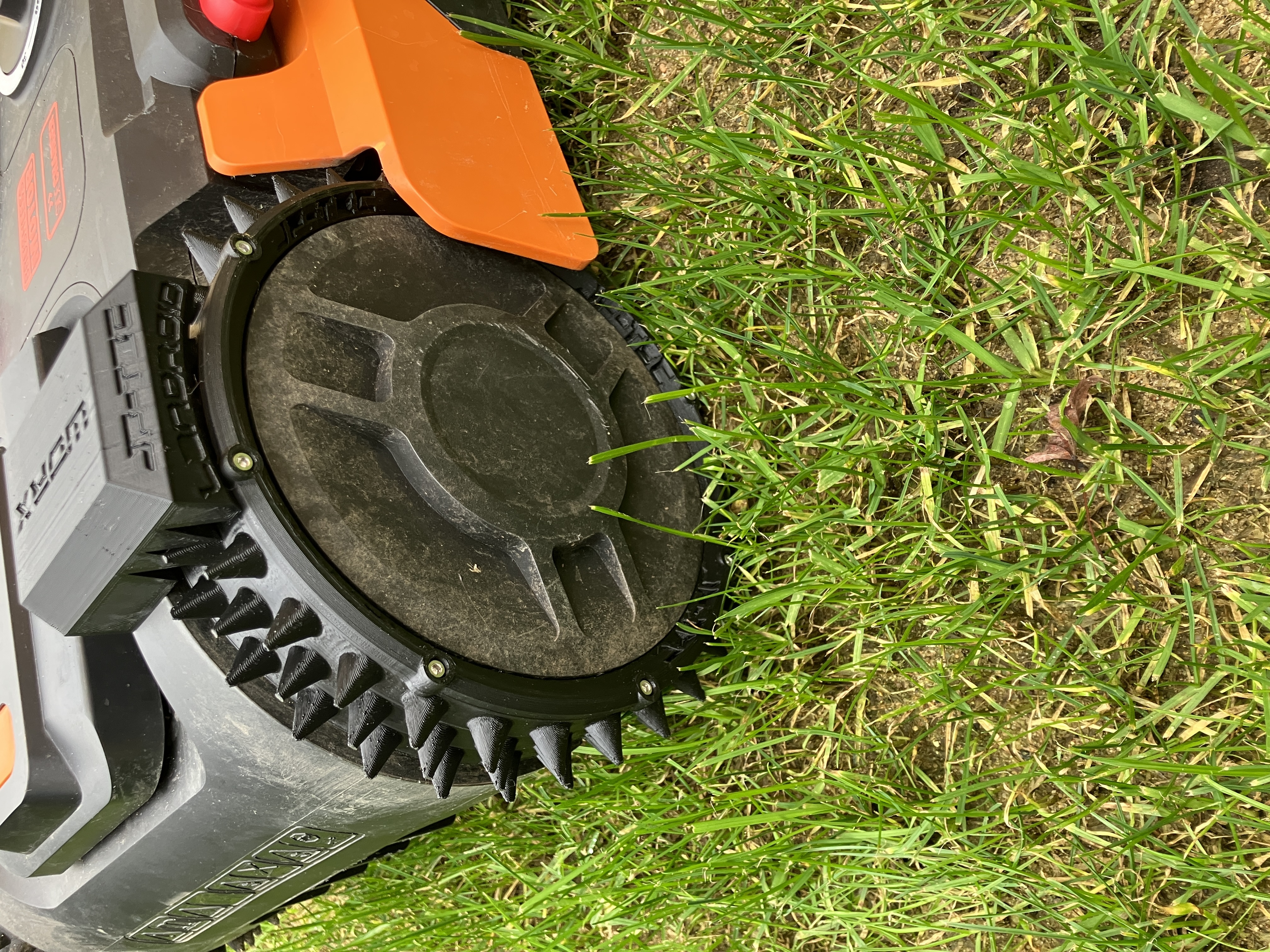 WORX LANDROID M-SERIES SPIKES, SPIKE WHEELS, DRIVE WHEELS, WHEELS, ROBOT, LAWN ROBOT