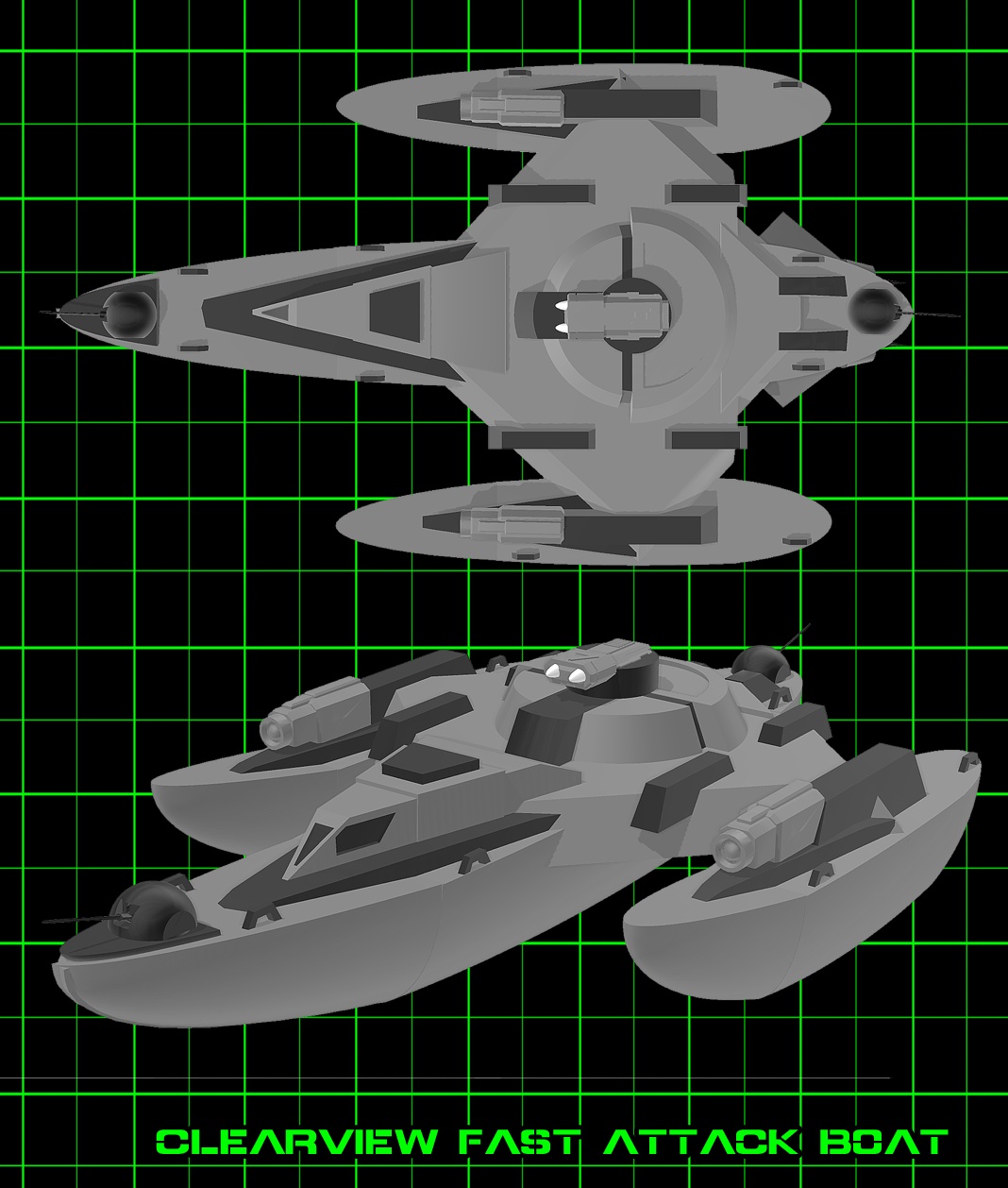 CLEARVIEW FAST ATTACK BOAT
