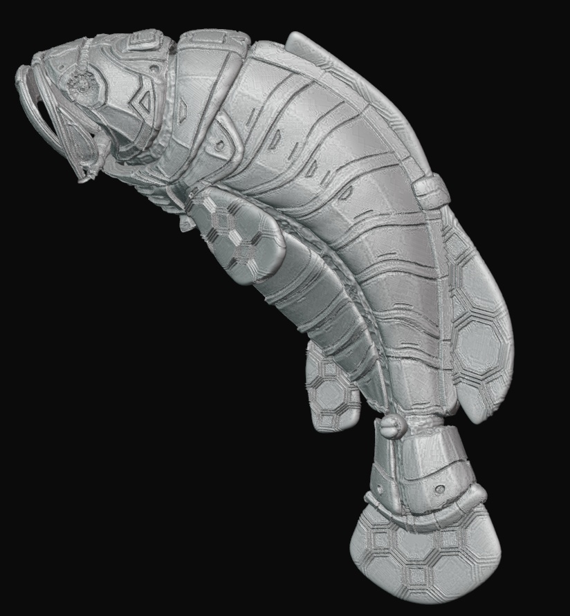 ROBOTIC FISH - HIGH DETAILED - KEYCHAIN/ART