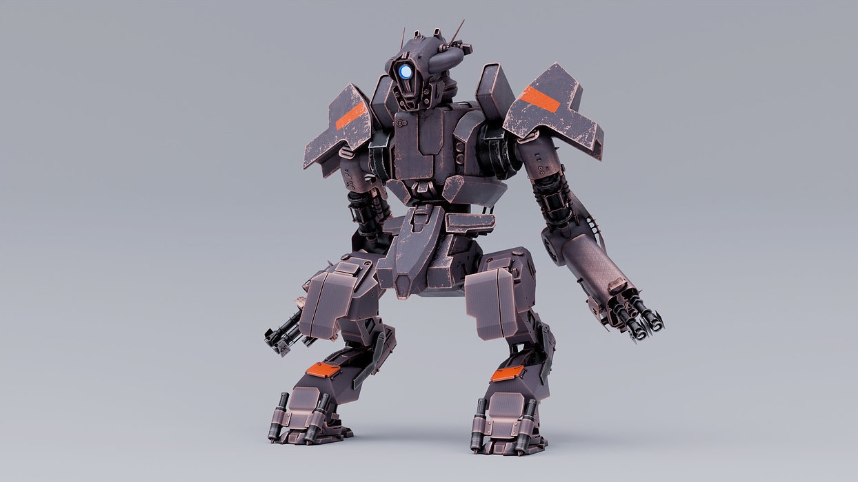 MECHA WARRIOR RIGGING