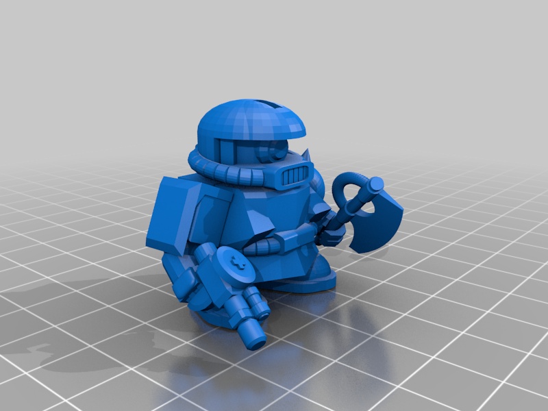 Chibi Zaku II SD Gundam Gunpla