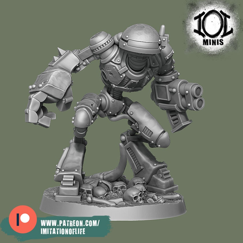 WRECKERBOT - POST APOCALYPTIC MODULAR ROBOT