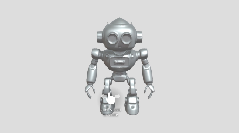 cute humanoid robot