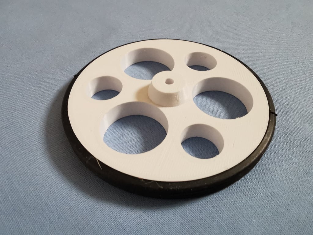 wheel from wastewater pipe seal