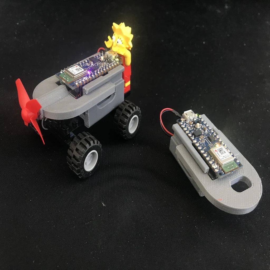 Arduino nano 33 ble  propeller Car