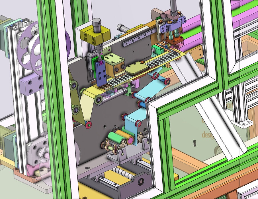 industrial 3D model TYG automatic labeling machine