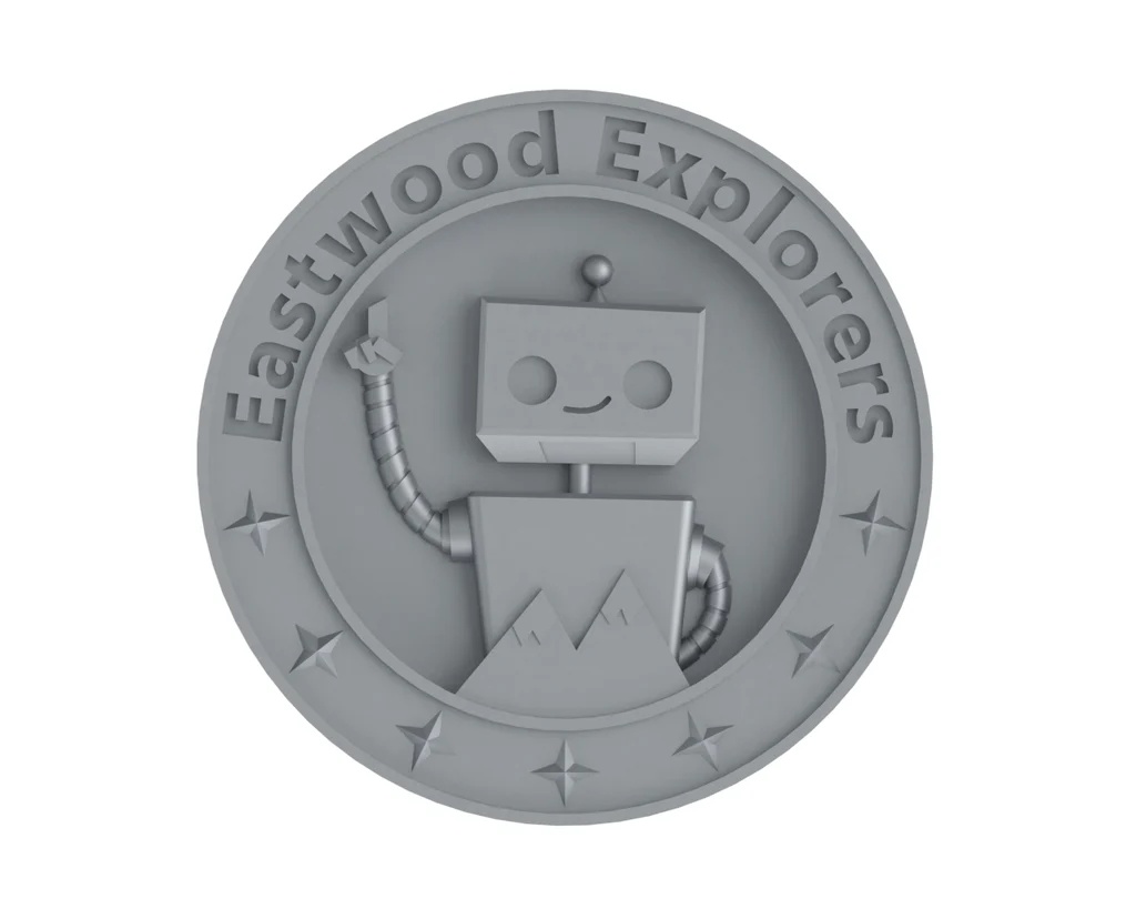 Eastwood Explorers Robot Medallion