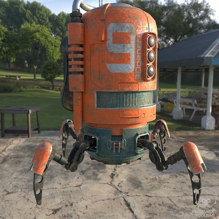 Spider Bot with four robotic Limbs