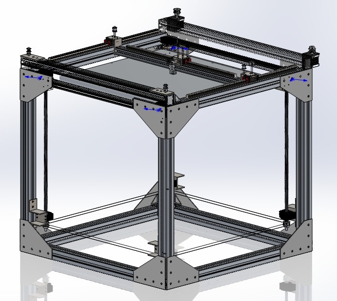 CoreXY 500x500x500 mm