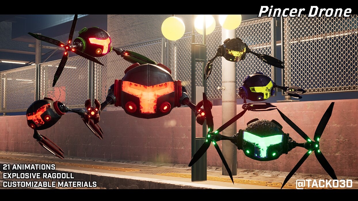 Pincer Drone - Customizable Drone