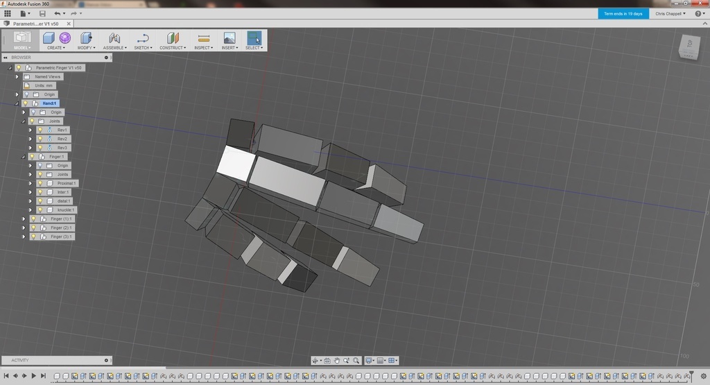 PARAMETER HAND TEST