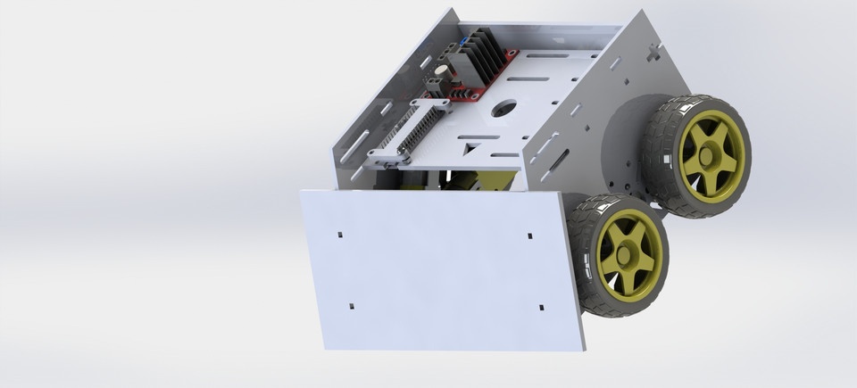 Sumo Robot V.1 for 3mm ac...