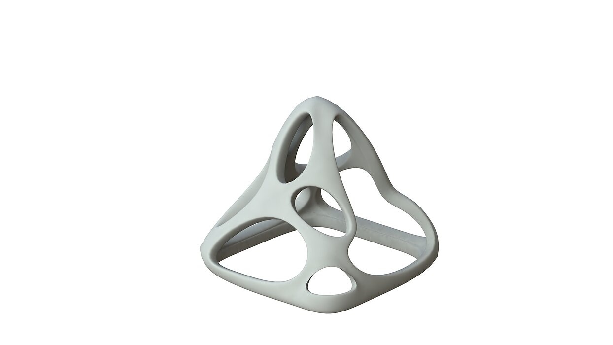 SciFi Cube Object No 58762 Low Poly Shape