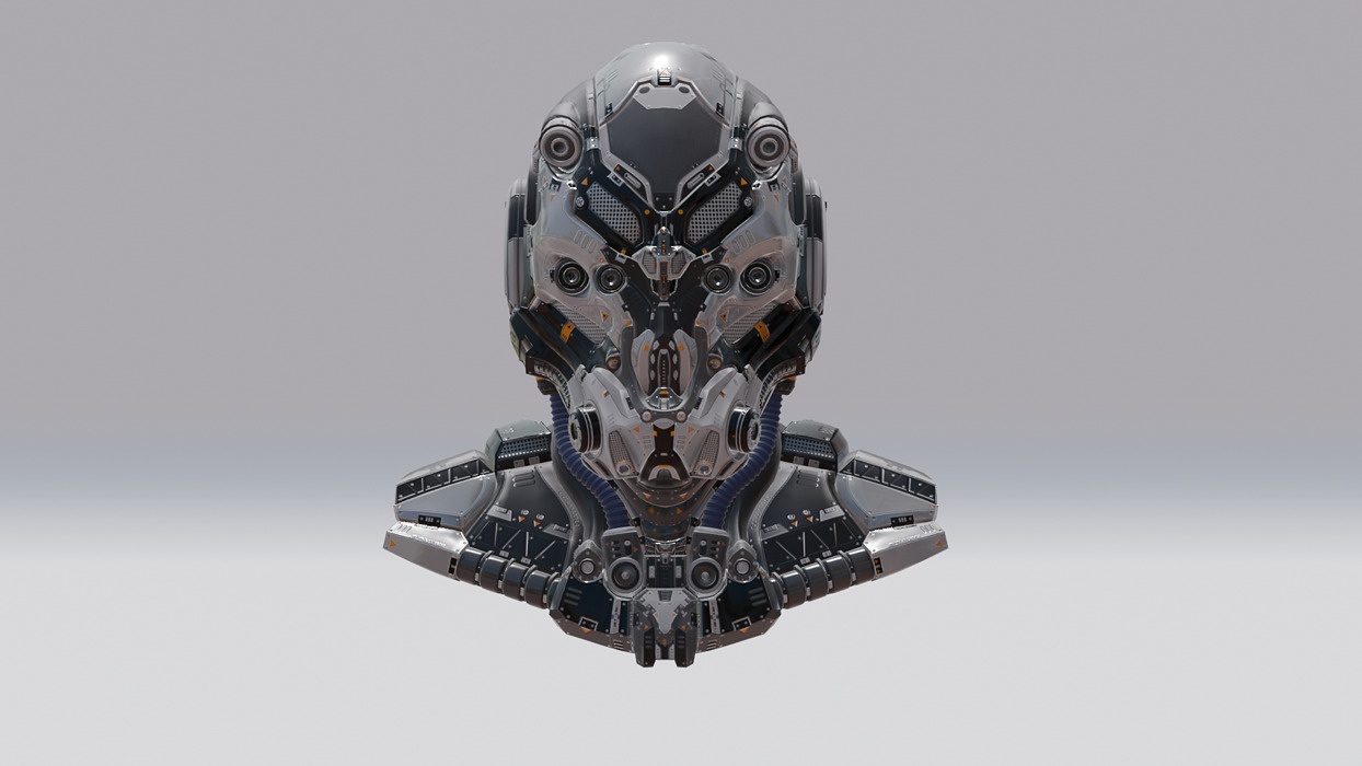 Sci-Fi Robotic Helmet 