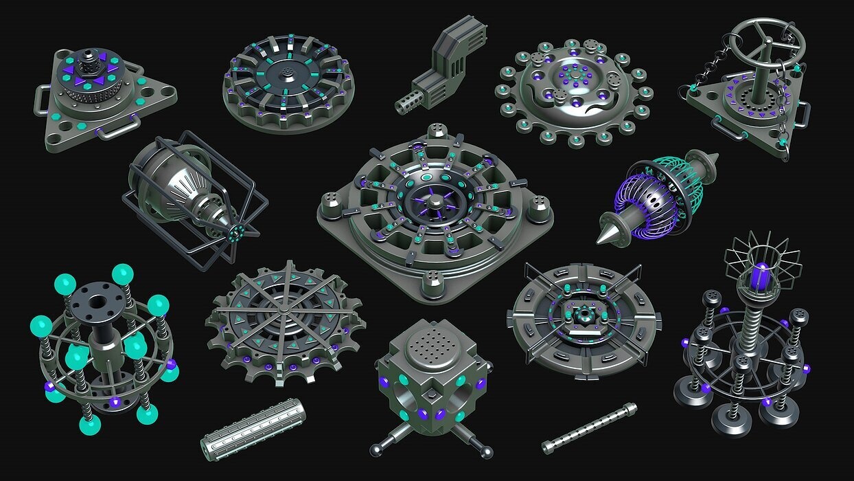 Sci fi and steampunk elements