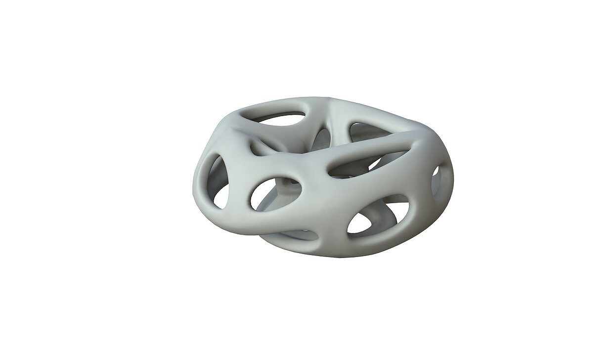 SciFi Cube Object No 66284 Low Poly Shape