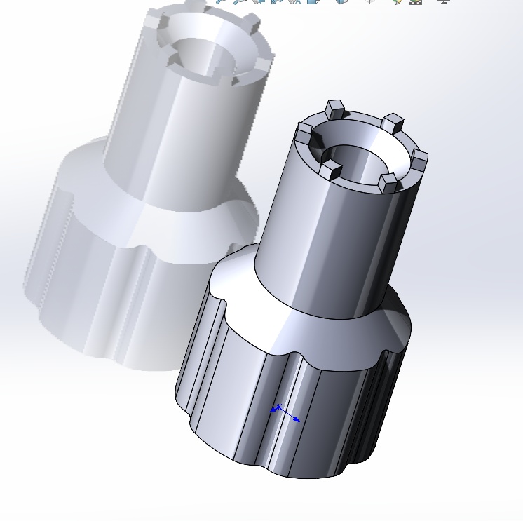 MUFF OF THE BRAUN K700 FOOD PROCESSOR