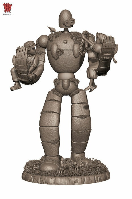 LAPUTA- Castle in the Sky  stl  3d file