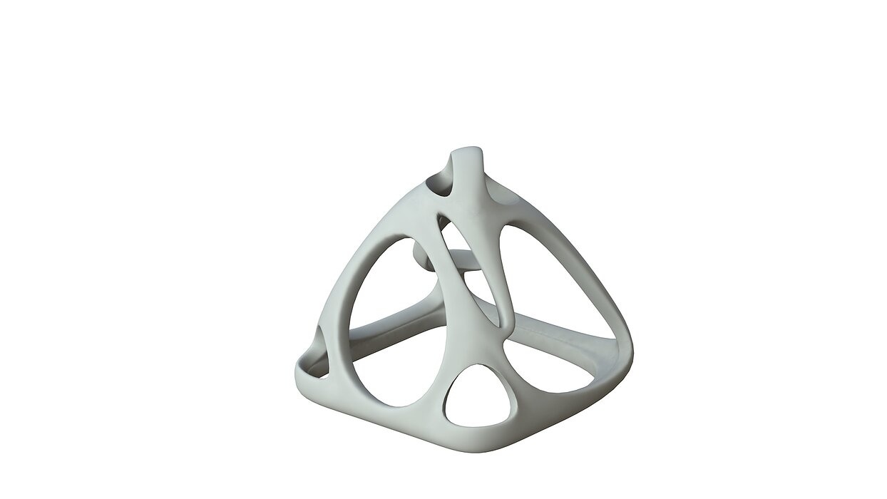 SciFi Cube Object No 58618 Low Poly Shape