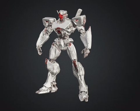 DIB MOON BOT STL OBJ GLB FOR 3D PRINTER