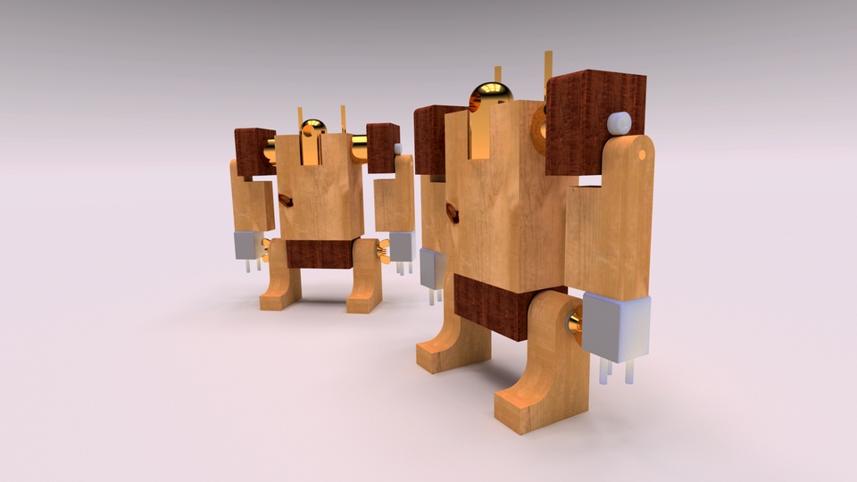 WOODEN ROBOT