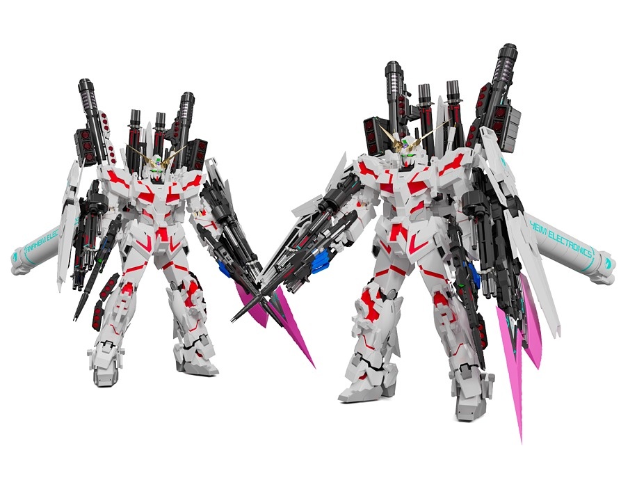 Gundam model figurine