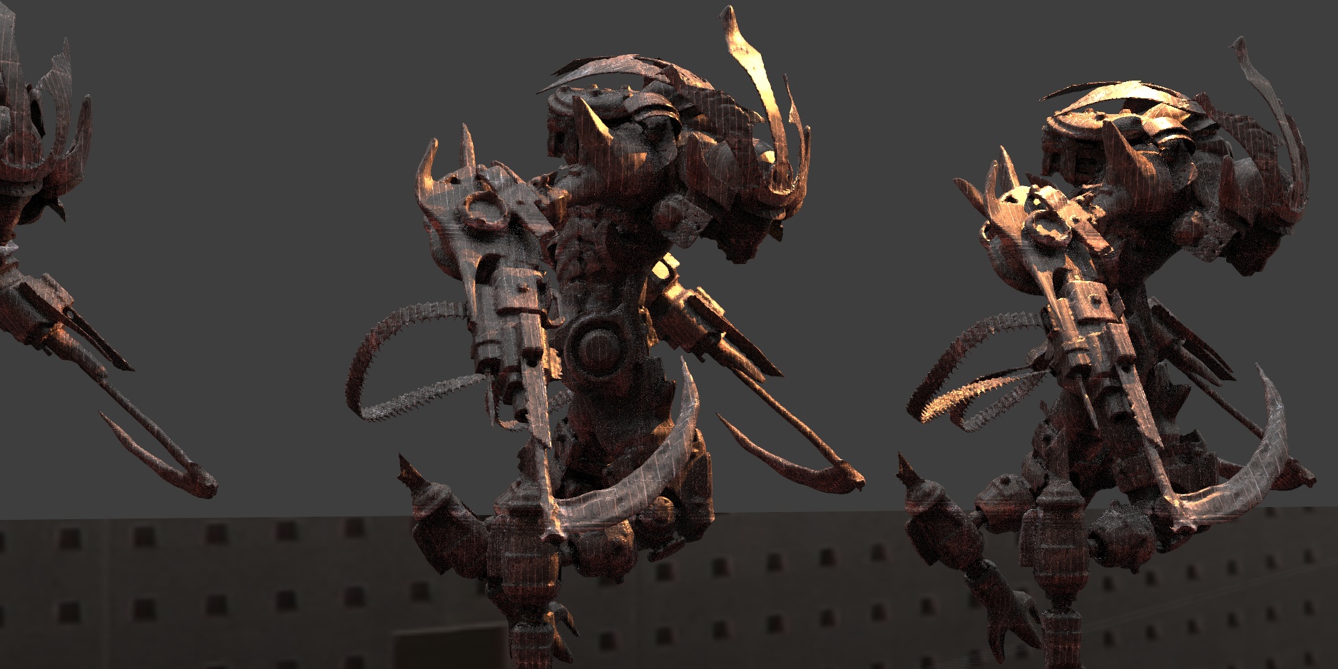 BIONIC SAMURAI LOW RES MODEL 3