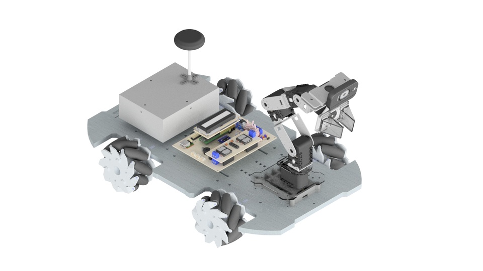 Mecanum Arm Manipulator 4...
