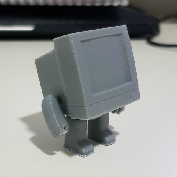 TV CRT Monitor Robot