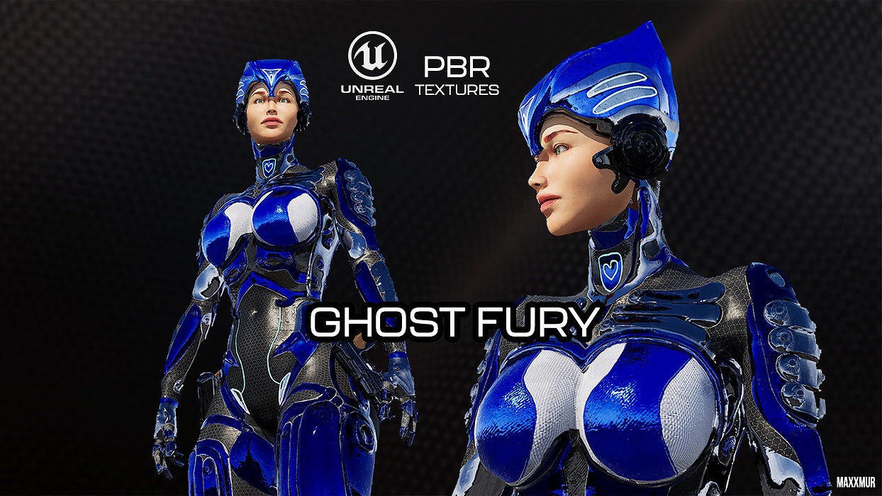 GHOST FURY 2024 LOW-POLY Game Ready 3D model