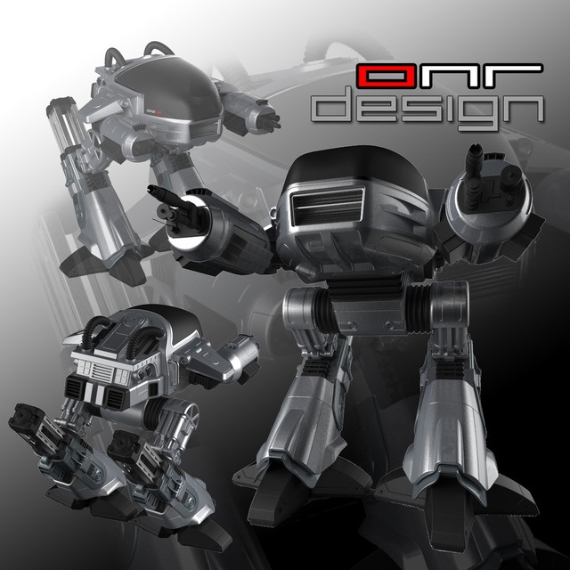 ED-209 from "Robocop" Mov...