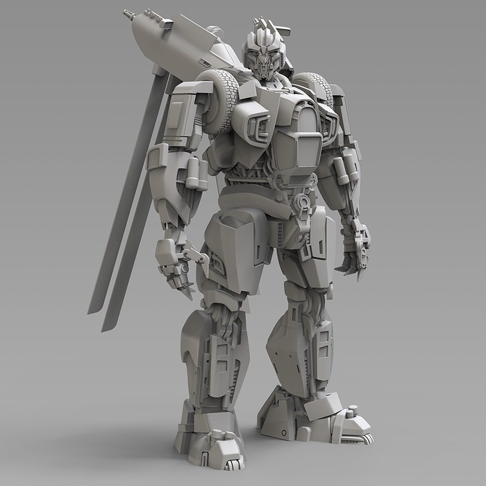 Transformers Bumblebee Decepticon Dropkick 3D print model