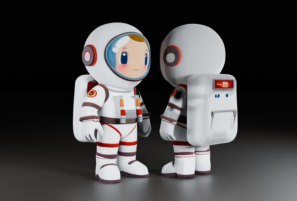 Cartoon Astronaut