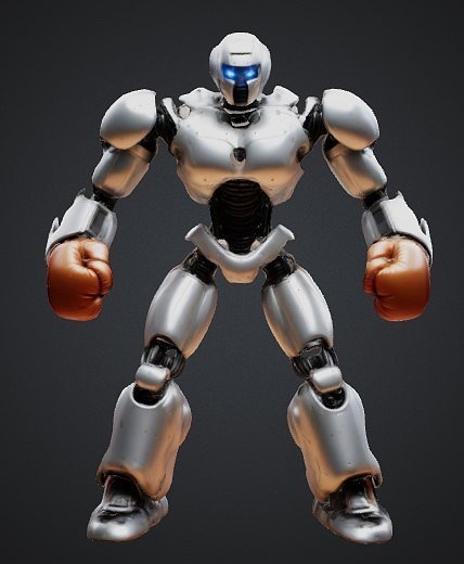 Battle boxer robot