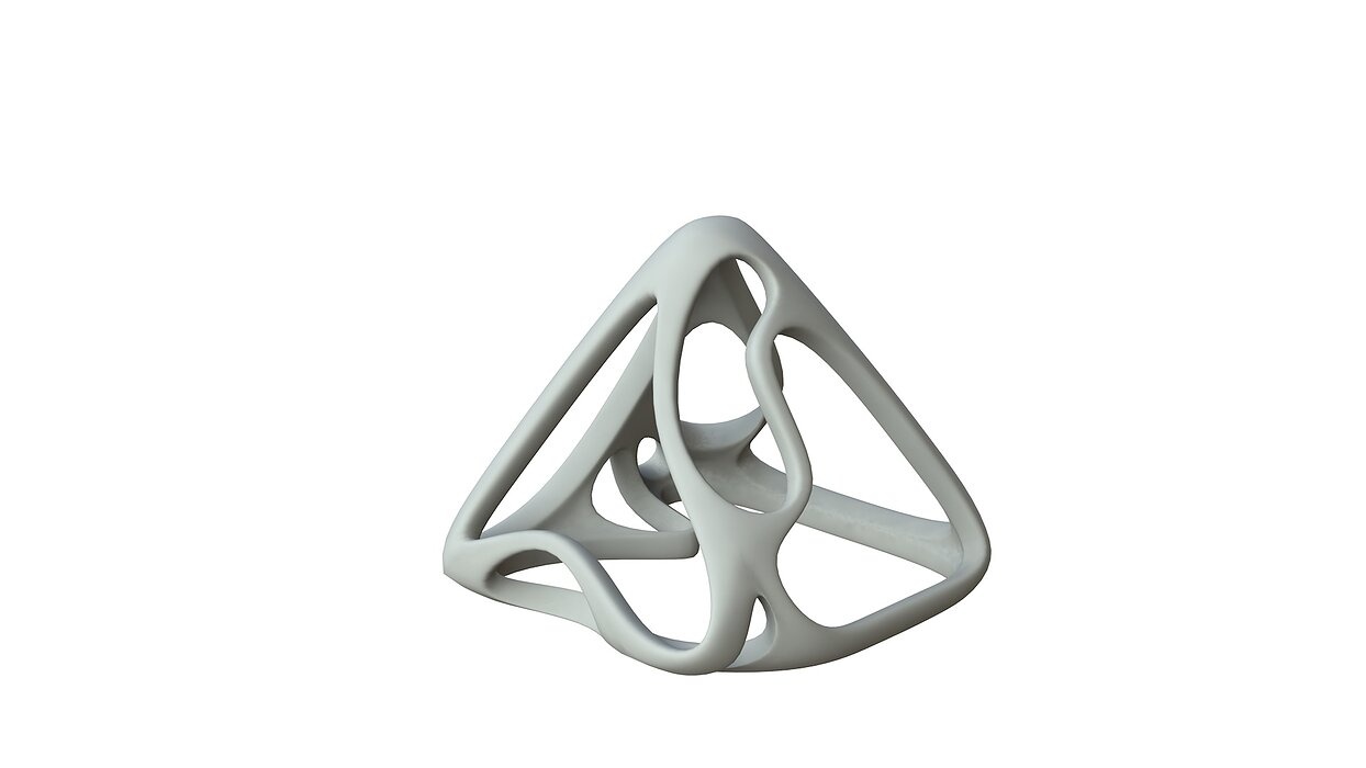SciFi Cube Object No 58937 Low Poly Shape