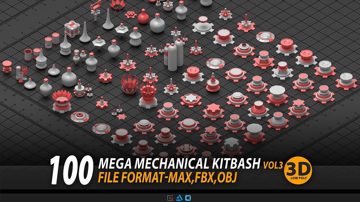  Mega mechanical kitbash vol3