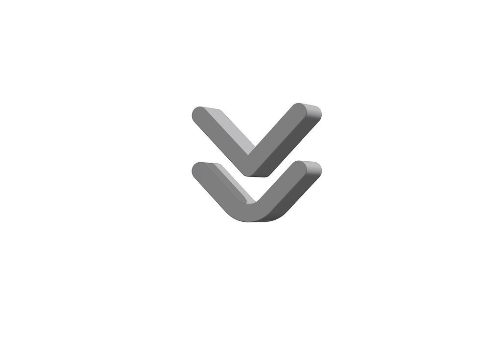 3d angle double small down