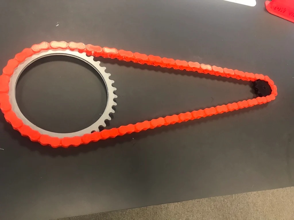 420 roller chain. Modular, with chain lock and sprockets