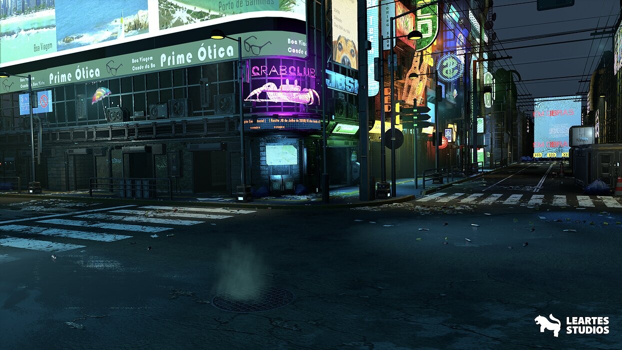 Cyberpunk City-Recife Environment