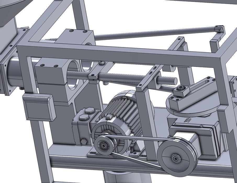 industrial 3D model Filling machine 300