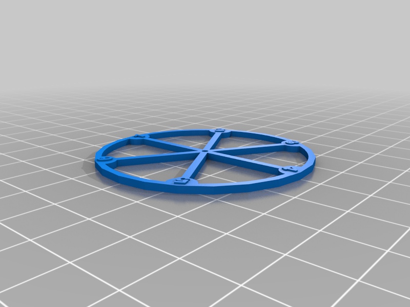 2" AOE template plus tornado for a robot wargame