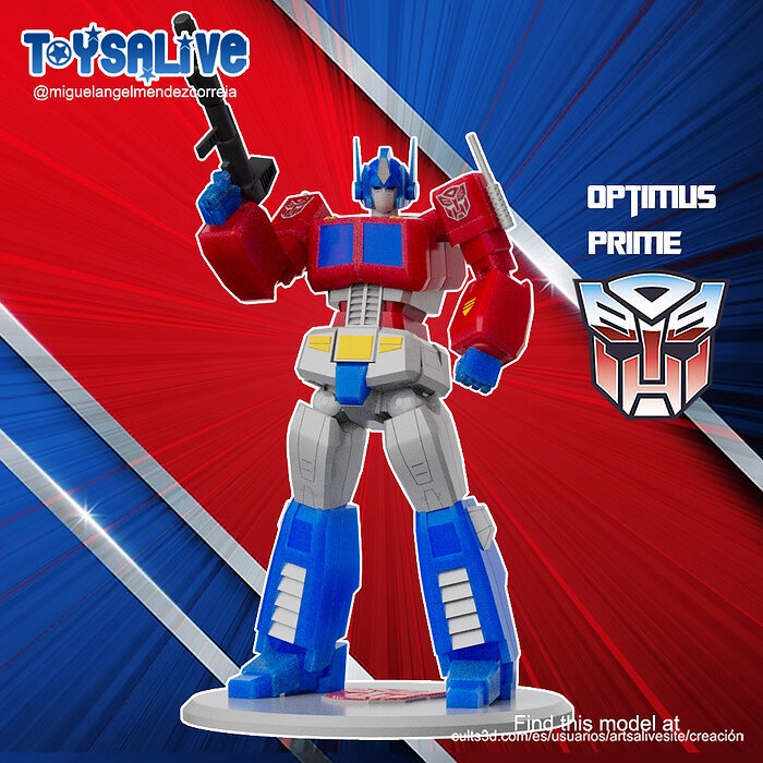 OPTIMUS PRIME STL MODEL