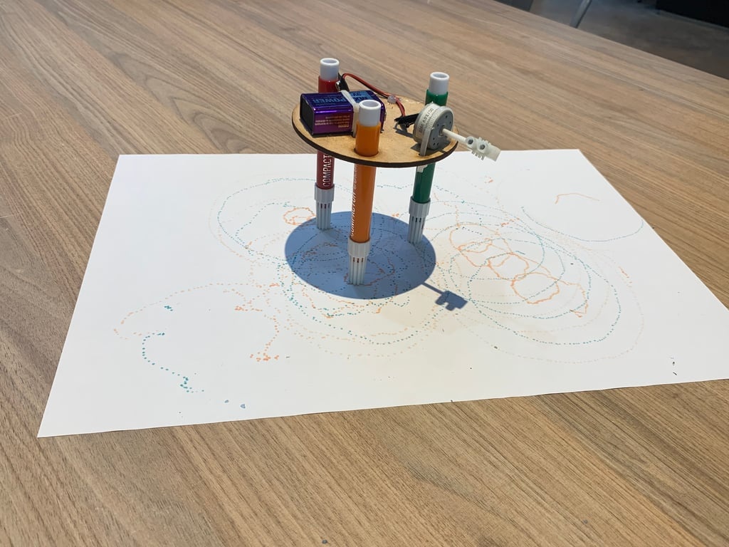 Lasercut Drawing Robot Base