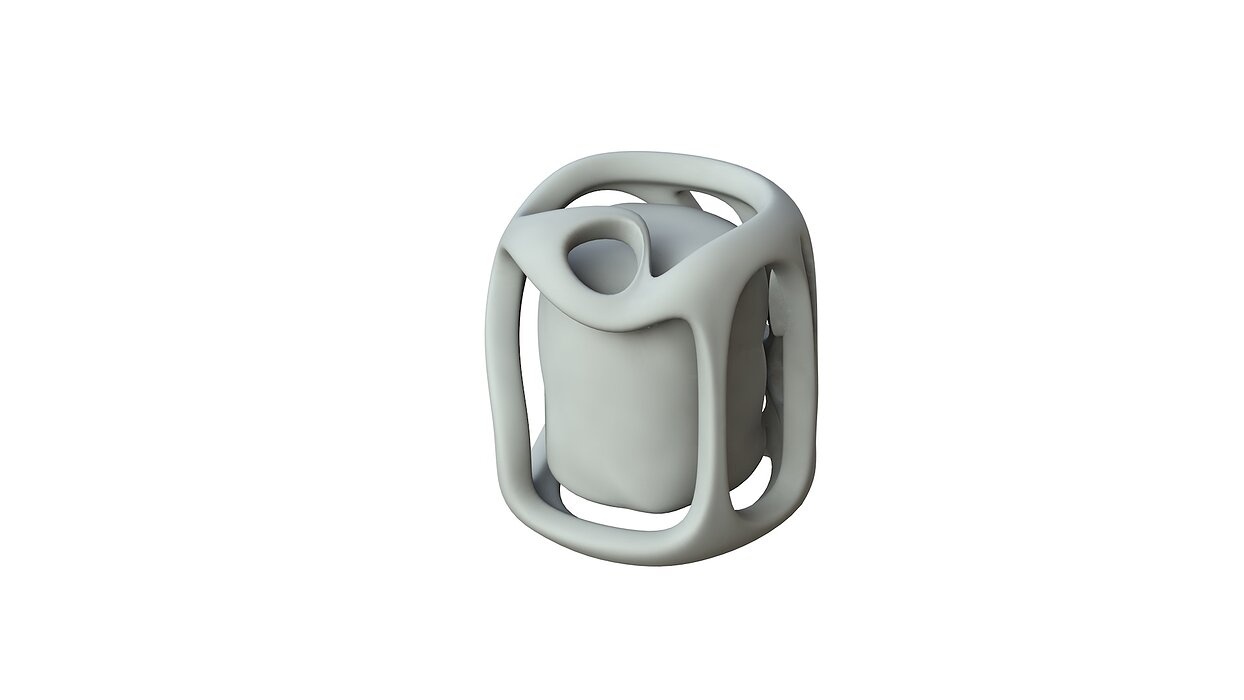 SciFi Shape Object Low Poly 87