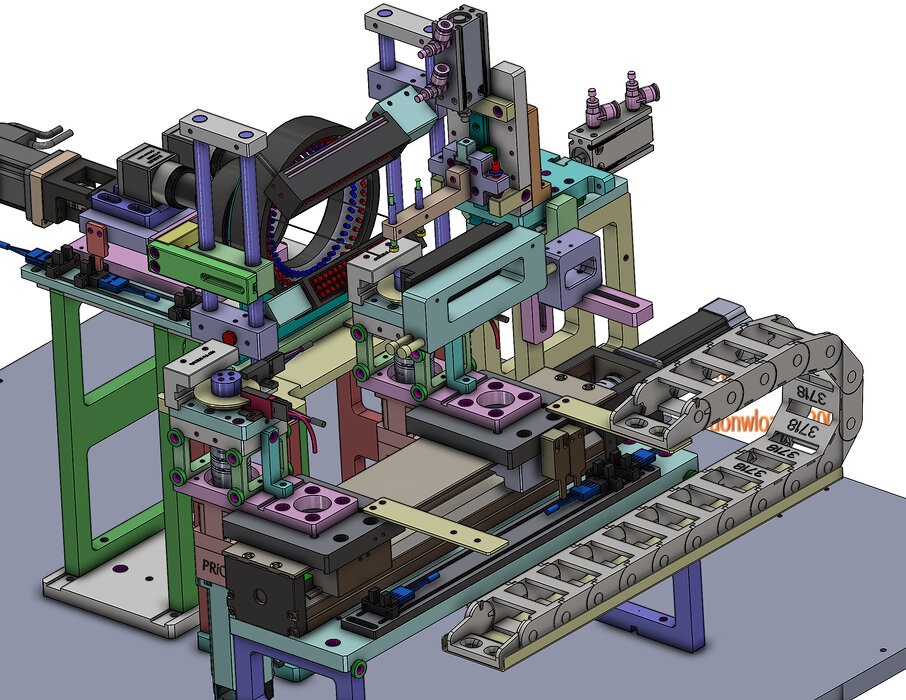 industrial 3D model General assembly drawing of PIN detection