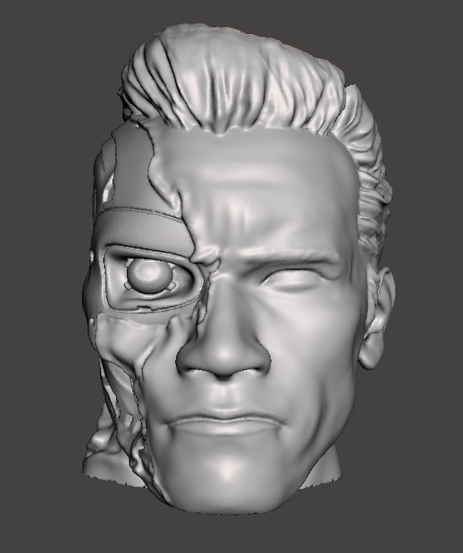 MATTE TERMINATOR HALF FACE