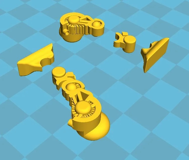 Modular Legs for Robot Chuck