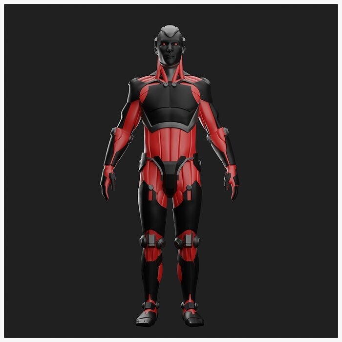 Male Robot 04 - MR04