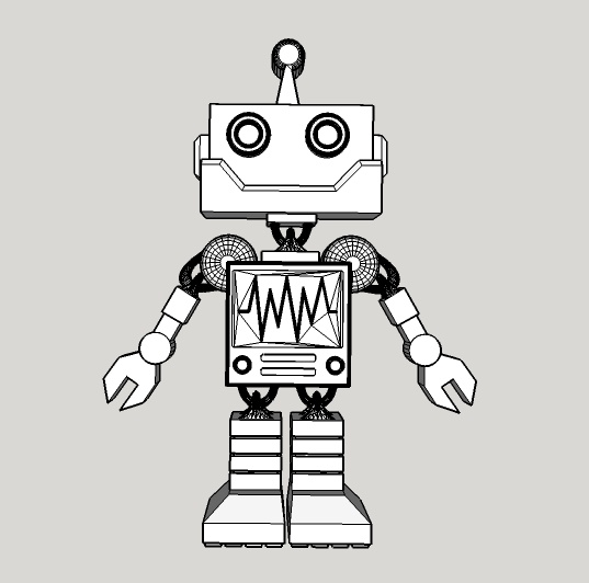 FLEX ROBOT Nº 1 (PRINT-IN-PLACE)